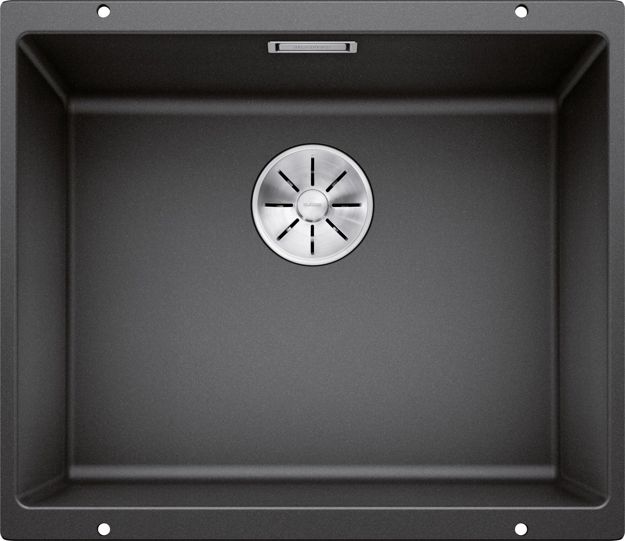 Chiuveta de bucatarie Subline 523432, silgranit antracit, 530 x 460 mm, Blanco